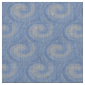 Blauwe wolken gedraaide stof (Swatch)