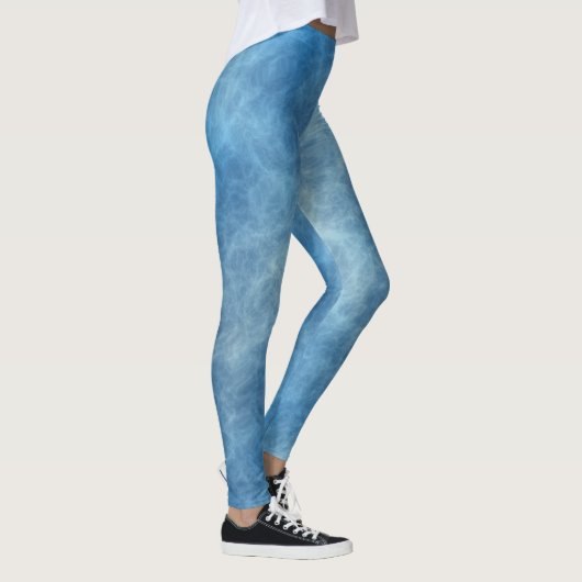 Blauwe wolken leggings (Rechts)