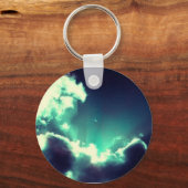 Blauwe wolken sleutelhanger (Voorkant)