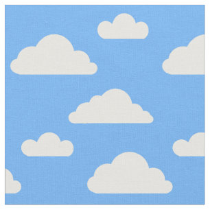 Blauwe wolken stof van Nicole Janes
