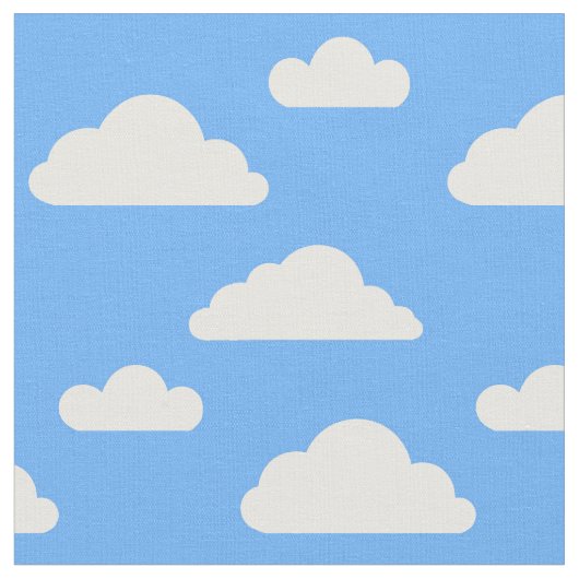 Blauwe wolken stof van Nicole Janes (Close Up)