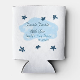 Blauwe wolken twinkeling Twinkle Little Star baby  Blikjeskoeler