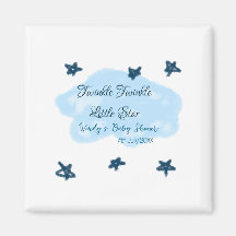 Blauwe wolken twinkeling Twinkle Little Star baby 