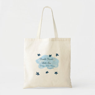 Blauwe wolken twinkeling Twinkle Little Star baby Tote Bag