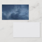 blauwe wolken visitekaartje (Voorkant / Achterkant)