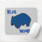 Blauwe Wombat Muismat (Met muis)
