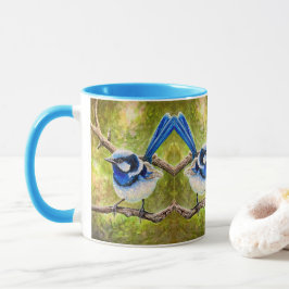 Blauwe Wren - Mok