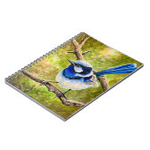 Blauwe Wren - Notitieboek (Linkerzijde)