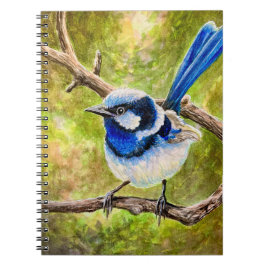 Blauwe Wren - Notitieboek