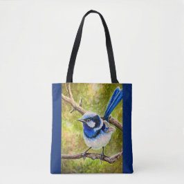 Blauwe Wren - Tote Bag