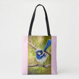 Blauwe Wren - Tote Bag