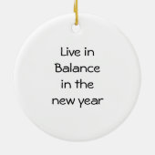 Blauwe yin en Yang Ornament (Achterkant)