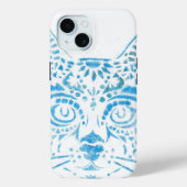 Blauwe zakdoek Case-Mate iPhone case (Achterkant)