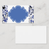 Blauwe Zakelijke Visitekaartjes (Voorkant / Achterkant)