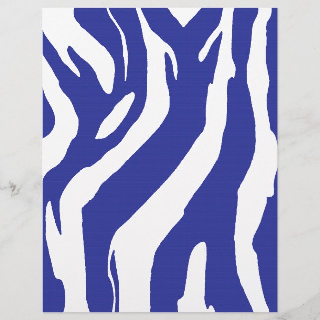 Blauwe Zebra (Voorkant)