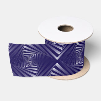 blauwe zebra geometrie satijnen lint