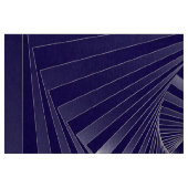 blauwe zebra-geometrie stof (Fat Quarter)