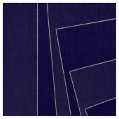 blauwe zebra-geometrie stof (Swatch)