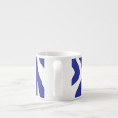 Blauwe zebra mok (Achterkant)