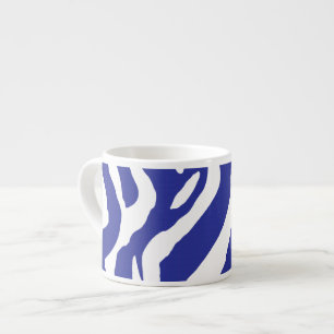 Blauwe zebra mok