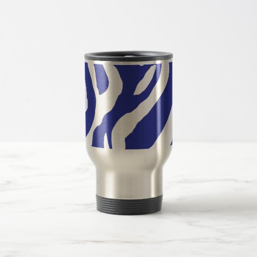 Blauwe Zebra Reisbeker (Center)