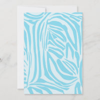 Blauwe zebraprint