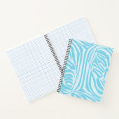 Blauwe zebraprint notitieboek (Binnen)
