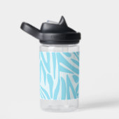 Blauwe zebraprint waterfles (Rechts)