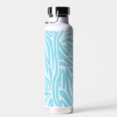 Blauwe zebraprint waterfles (Rechts)