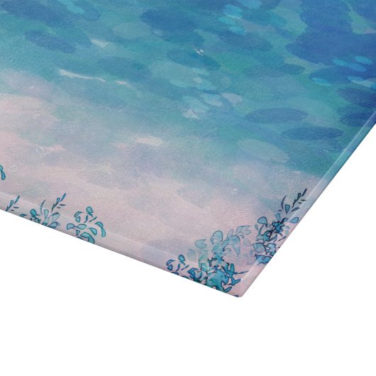 Blauwe Zee Beach  Snijplank (Hoek)