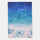 Blauwe Zee Beach Theedoek (Verticaal)