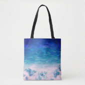 Blauwe Zee Beach Tote Bag (Voorkant)