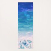 Blauwe Zee Beach Yogamat (Achterkant)