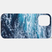 blauwe zee Case-Mate iPhone case (Achterkant (horizontaal))