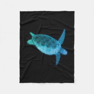 Blauwe Zee Fleece Deken