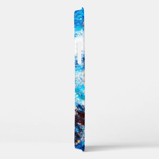 Blauwe zee golf. Kunstmatige spetters van heldere  Case-Mate iPhone Case (Achterkant / Rechts)