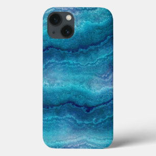 Blauwe Zee groene geagattextuur Case-Mate iPhone Case