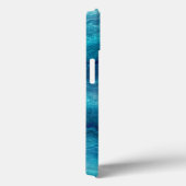 Blauwe Zee groene geagattextuur Case-Mate iPhone Case (Achterkant / Rechts)