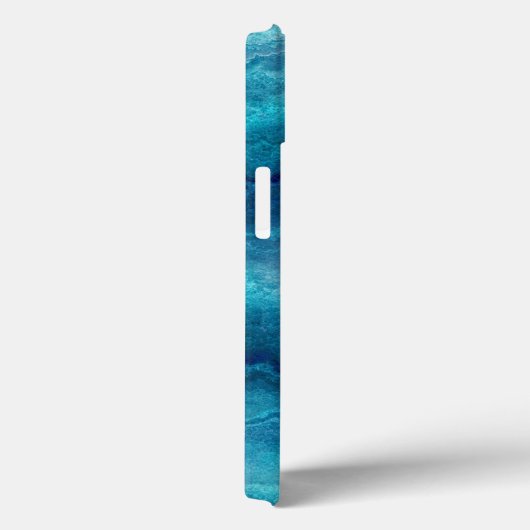 Blauwe Zee groene geagattextuur Case-Mate iPhone Case (Achterkant / Rechts)