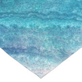 Blauwe Zee groene geagattextuur Korte Tafelloper (Hoek)