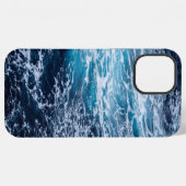 blauwe zee iPhone hoesje (Achterkant horizontaal)