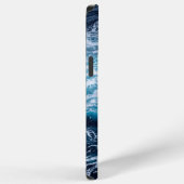 blauwe zee iPhone hoesje (Rechterkant)