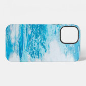 Blauwe zee iPhone hoesje (Achterkant horizontaal)