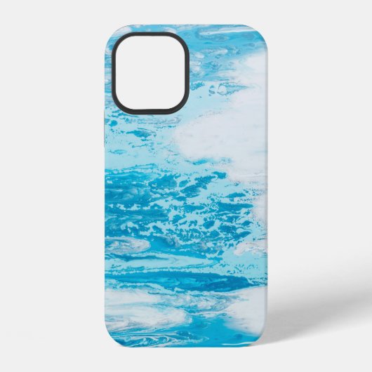 Blauwe zee iPhone hoesje (Achterkant)