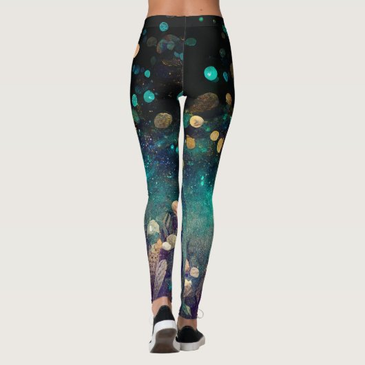 Blauwe Zee Leggings (Achterkant)