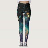 Blauwe Zee Leggings (Voorkant)