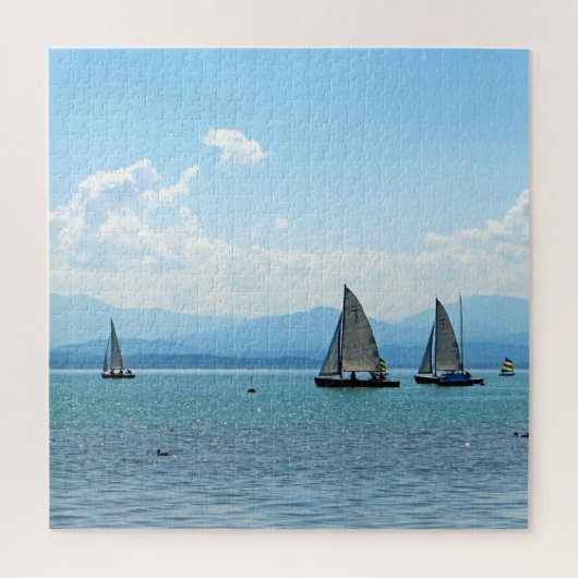 Blauwe zee legpuzzel (Verticaal)