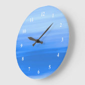 Blauwe zee oceaan grote klok (Hoek)