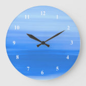 Blauwe zee oceaan grote klok (Voorkant)