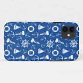Blauwe Zee Patroon Case-Mate iPhone Case (Achterkant (horizontaal))